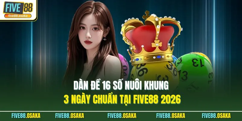 Dàn Đề 16 Số Nuôi Khung 3 Ngày Chuẩn Tại Five88 2026 3 Dàn Đề 16 Số Nuôi Khung 3 Ngày Chuẩn Tại Five88 2026