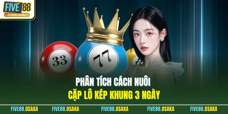 Cặp Lô Kép Khung 3 Ngày Chuẩn Xác 100% Tại Thương Hiệu Five88 2 Phân tích cách nuôi cặp lô kép khung 3 ngày